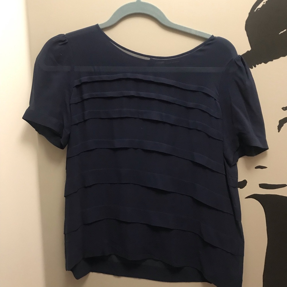 COPY - CLUB MONACO silk pin tuck detail